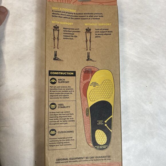 KEEN Women's K-30 High Arch Footbed, Medium Sz 8-9 1/2 - Picture 7 of 7